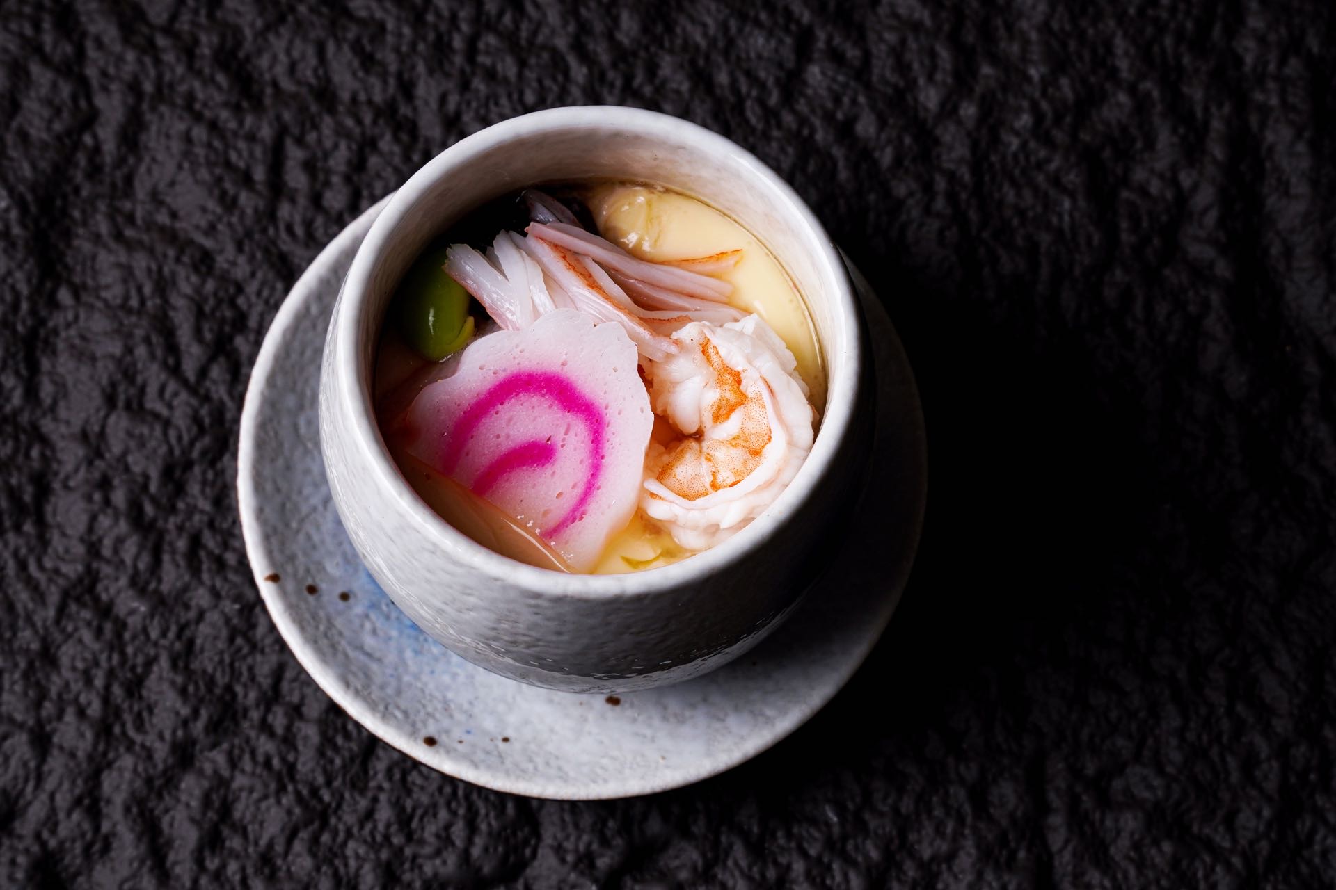 Steamed Egg With Seafood