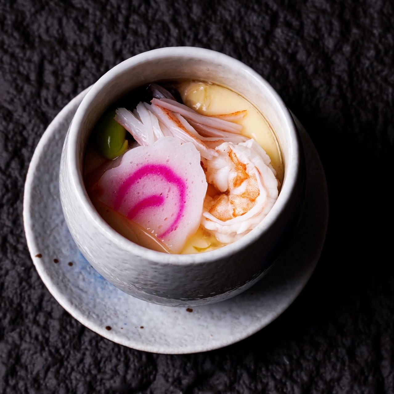 Steamed Egg With Seafood